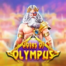 Gates of Olympus slot logo by Pragmatic Play at Frumzi CasinoGates of Olympus